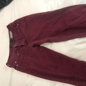 Aeropostale Maroon Skinny Jeans